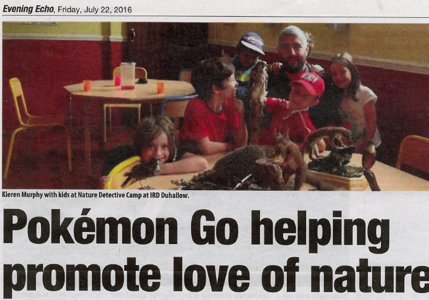 Pokémon Go helping to promote love of nature