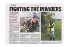 Fighting the invaders Corkman