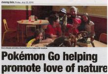 Pokémon Go helping to promote love of nature